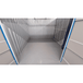 Empty secure 125sqft self storage unit interior
