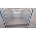 Empty secure 150sqft self storage unit interior
